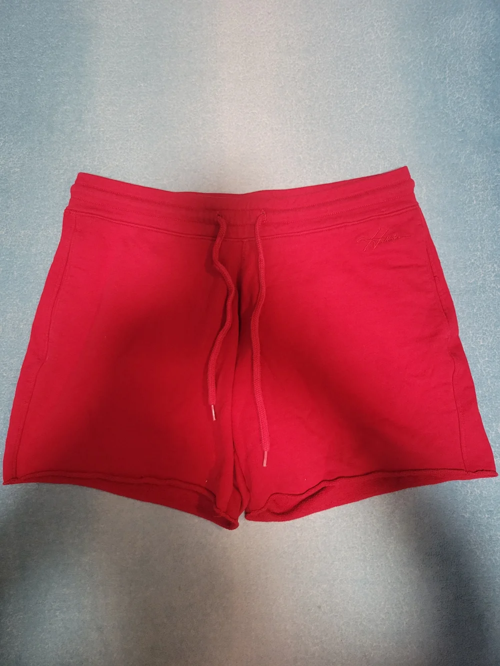 Hollister Bright Red Athletic Drawstring Shorts
